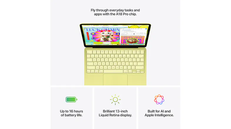 An infographic that showcases all of the MacBook Neo’s top features An infographic that showcases all of the MacBook Neo’s top features