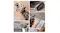 Collage showing wet cleaning, travel pouch, coating, and app Collage showing wet cleaning, travel pouch, coating, and app