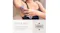 A person uses the purple electric shaver on the underarm A person uses the purple electric shaver on the underarm