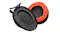 Detail of a detached ear cushion revealing the internal driver Detail of a detached ear cushion revealing the internal driver