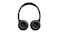 Front view of white on-ear cushions showing large L and R indicators Front view of white on-ear cushions showing large L and R indicators