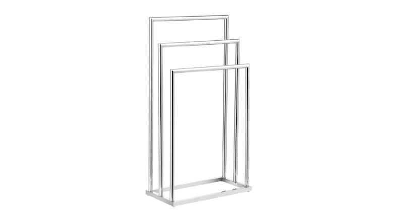 Luxsuite 3 Tier Stainless Towel Rack with a modern rectangular frame Luxsuite 3 Tier Stainless Towel Rack with a modern rectangular frame
