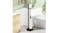65.5cm Luxsuite toilet paper holder stand shown beside a toilet with extra roll storage in a modern bathroom 65.5cm Luxsuite toilet paper holder stand shown beside a toilet with extra roll storage in a modern bathroom