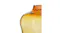 Close-up of the Freida Glass Vase showing the narrow neck and amber-coloured gradient Close-up of the Freida Glass Vase showing the narrow neck and amber-coloured gradient