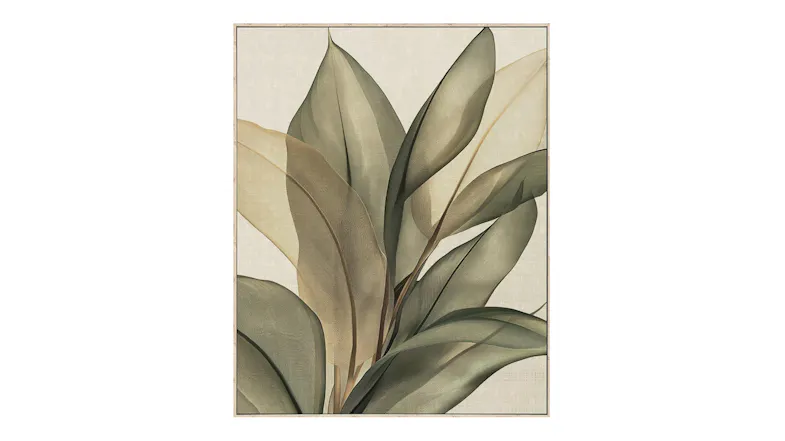 A Green Leaves B Framed Art in a 80 x 100cm size A Green Leaves B Framed Art in a 80 x 100cm size