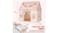 Kids' playhouse tent with measurements and assembly instructions, featuring bunting and string lights Kids' playhouse tent with measurements and assembly instructions, featuring bunting and string lights
