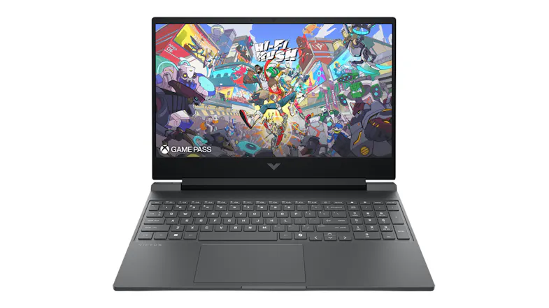 An HP Victus 15.6" Gaming Laptop with an Intel Core i7 processor An HP Victus 15.6" Gaming Laptop with an Intel Core i7 processor