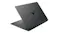 Rear-angled view of the laptop with partially open lid Rear-angled view of the laptop with partially open lid