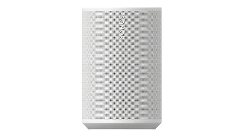 A white Sonos Era 100 SL Wireless Smart Speaker A white Sonos Era 100 SL Wireless Smart Speaker