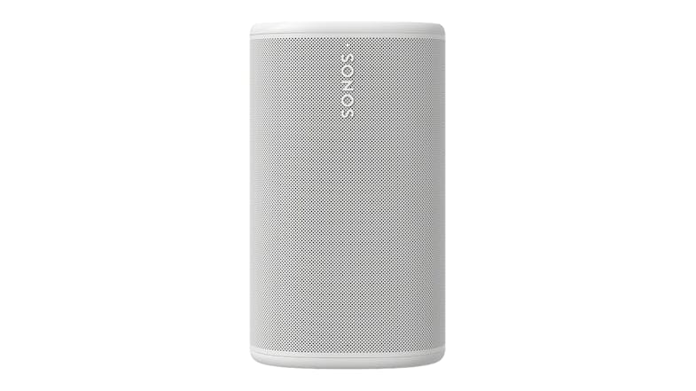 A white Sonos Play Portable Wireless Smart Speaker A white Sonos Play Portable Wireless Smart Speaker
