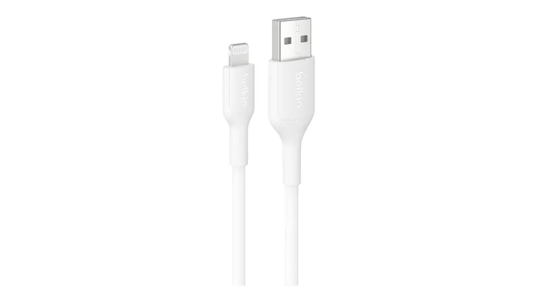 Belkin BoostCharge USB-A to Lightning 15W PCR Cable in a 1m size Belkin BoostCharge USB-A to Lightning 15W PCR Cable in a 1m size