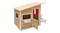 Kidbot Outdoor Wooden Playhouse with slanted roof, windows, planter box and open doorway Kidbot Outdoor Wooden Playhouse with slanted roof, windows, planter box and open doorway
