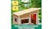 Weather‑resistant wooden playhouse with UV‑proof and waterproof roof shown in a sunny backyard Weather‑resistant wooden playhouse with UV‑proof and waterproof roof shown in a sunny backyard