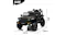 Kids' electric ride-on jeep with size dimensions shown: 100 cm length, 63 cm width, and 60 cm height Kids' electric ride-on jeep with size dimensions shown: 100 cm length, 63 cm width, and 60 cm height