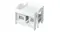 Compact storage view of the Bopeep white table and chair set for children Compact storage view of the Bopeep white table and chair set for children