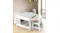 Bopeep kids white table and chairs set in a bright, modern living room Bopeep kids white table and chairs set in a bright, modern living room