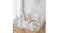 Spacious plastic baby playpen enclosing a soft play mat and toys near a sunlit window Spacious plastic baby playpen enclosing a soft play mat and toys near a sunlit window