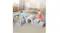 A view of two kids playing with the soft foam modular playset A view of two kids playing with the soft foam modular playset