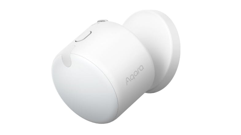 Aqara FP300 presence sensor in white, compact cylindrical smart home sensor with smooth matte finish Aqara FP300 presence sensor in white, compact cylindrical smart home sensor with smooth matte finish