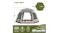 Camping tent size diagram showing large interior space, 240 x 240 cm floor area, 155 cm height, weight, and carry size Camping tent size diagram showing large interior space, 240 x 240 cm floor area, 155 cm height, weight, and carry size