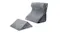 Grey Luxdream orthopedic support wedge pillow set with an angled backrest and matching leg wedge Grey Luxdream orthopedic support wedge pillow set with an angled backrest and matching leg wedge
