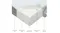 Wedge pillow set shown upright with text listing benefits such as GERD, acid reflux, and snoring relief Wedge pillow set shown upright with text listing benefits such as GERD, acid reflux, and snoring relief