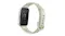 Rear view of the Huawei Band 11 showing the black sensor module, silver case edges, and green strap Rear view of the Huawei Band 11 showing the black sensor module, silver case edges, and green strap