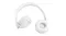 Flat lay of the JBL headphones with one ear cup rotated inward Flat lay of the JBL headphones with one ear cup rotated inward