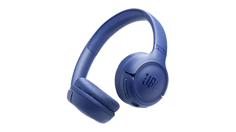 JBL Tune 530BT Wireless On-Ear Headphones in a sleek blue colour JBL Tune 530BT Wireless On-Ear Headphones in a sleek blue colour
