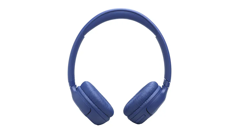 Front view of the JBL Tune 530BT with visible volume button Front view of the JBL Tune 530BT with visible volume button