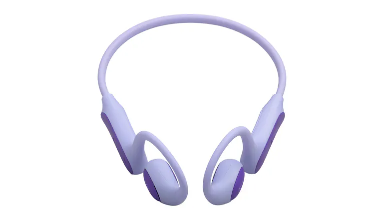 Symmetrical top-down view of JBL Junior open-ear headphones Symmetrical top-down view of JBL Junior open-ear headphones