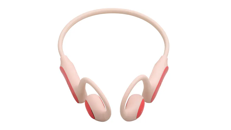 Symmetrical top-down view of JBL Junior open-ear headphones Symmetrical top-down view of JBL Junior open-ear headphones