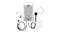 Portable Maxkon gas‑powered 10L water heater with accessories, including hose, shower head, wrenches, and regulator Portable Maxkon gas‑powered 10L water heater with accessories, including hose, shower head, wrenches, and regulator