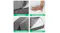 Four features shown: zipped cover, memory foam, foldable design, and removable cover Four features shown: zipped cover, memory foam, foldable design, and removable cover