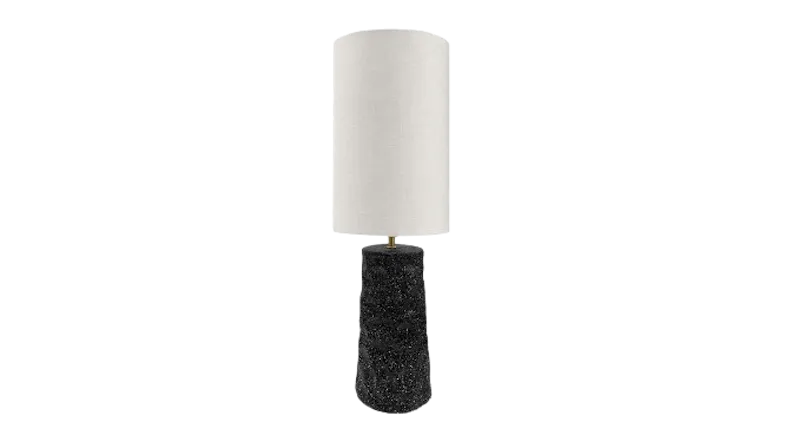 A Mable White Ceramic Lamp in a 79cm size A Mable White Ceramic Lamp in a 79cm size
