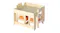 A view of the furniture set with its chairs fully tucked under the table A view of the furniture set with its chairs fully tucked under the table