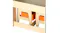 A close up view of the chair's storage comaprtments A close up view of the chair's storage comaprtments