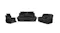 A set of 1 seater, 2 seater, and 3 seater recliner couches A set of 1 seater, 2 seater, and 3 seater recliner couches