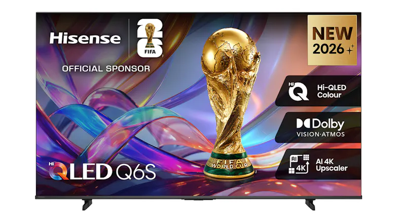 A Hisense 85" Q6SNZ Smart 4K QLED TV (2026) with VIDAA U9 OS A Hisense 85" Q6SNZ Smart 4K QLED TV (2026) with VIDAA U9 OS