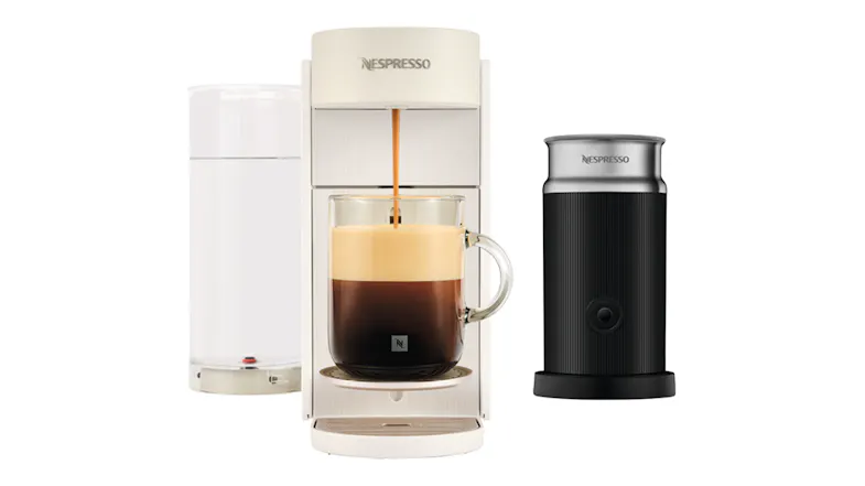 A Nespresso De'Longhi VertuoUP Capsule Espresso Machine with Milk Frother A Nespresso De'Longhi VertuoUP Capsule Espresso Machine with Milk Frother