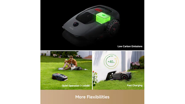 Promotional graphic with “More Flexibilities” text Promotional graphic with “More Flexibilities” text