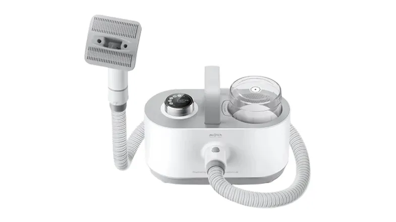 Mova G1 Pro Pet Grooming Vacuum Kit in a sleek white colour Mova G1 Pro Pet Grooming Vacuum Kit in a sleek white colour