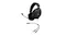 Headset shown with a 3.5mm PC splitter cable accessory Headset shown with a 3.5mm PC splitter cable accessory