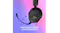 Side view of the HyperX headset showing the swivel-to-mute microphone feature Side view of the HyperX headset showing the swivel-to-mute microphone feature
