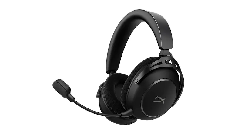 A black HyperX Cloud Alpha 2 Gaming Wireless Over-Ear Headset for PlayStation/PC A black HyperX Cloud Alpha 2 Gaming Wireless Over-Ear Headset for PlayStation/PC