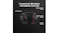 Promotional graphic with labelled media controls Promotional graphic with labelled media controls