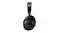 Side profile of the headset showing the silver logo on the earcup Side profile of the headset showing the silver logo on the earcup