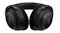 Underside view of headset earcups showing the volume dial and port Underside view of headset earcups showing the volume dial and port