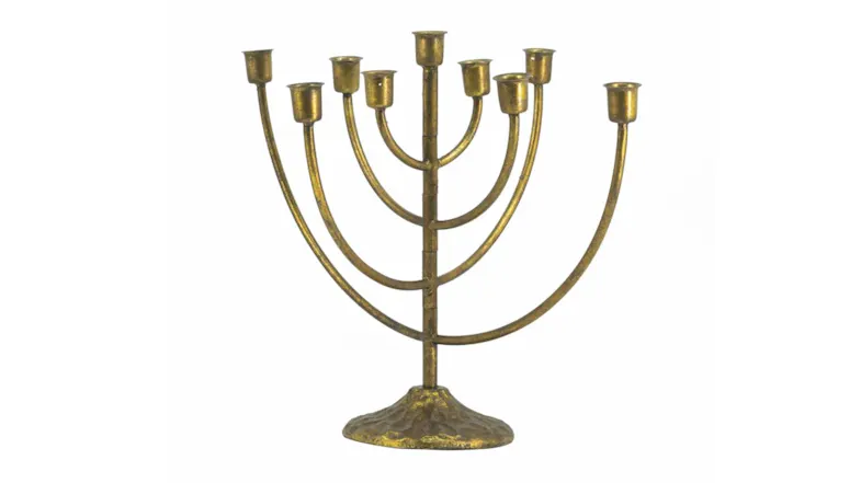 Alternate angled view of the Donalt 9 Arm Candelabra with arms arranged in a more uniform, upward curve Alternate angled view of the Donalt 9 Arm Candelabra with arms arranged in a more uniform, upward curve