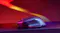 A black Keychron M7 mouse on a flat surface with vivid pink, purple, red, and yellow gradient lighting background A black Keychron M7 mouse on a flat surface with vivid pink, purple, red, and yellow gradient lighting background